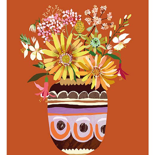 A3 Wild Flowers Art Print by Brie Harrison