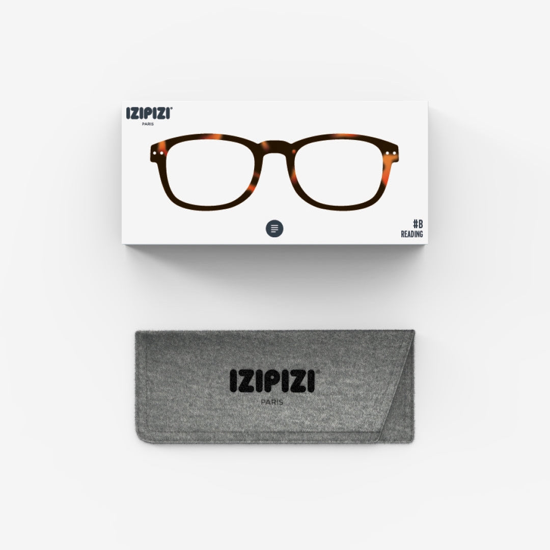 Reading Glasses - Design 'B' in Tortoise by Izipizi