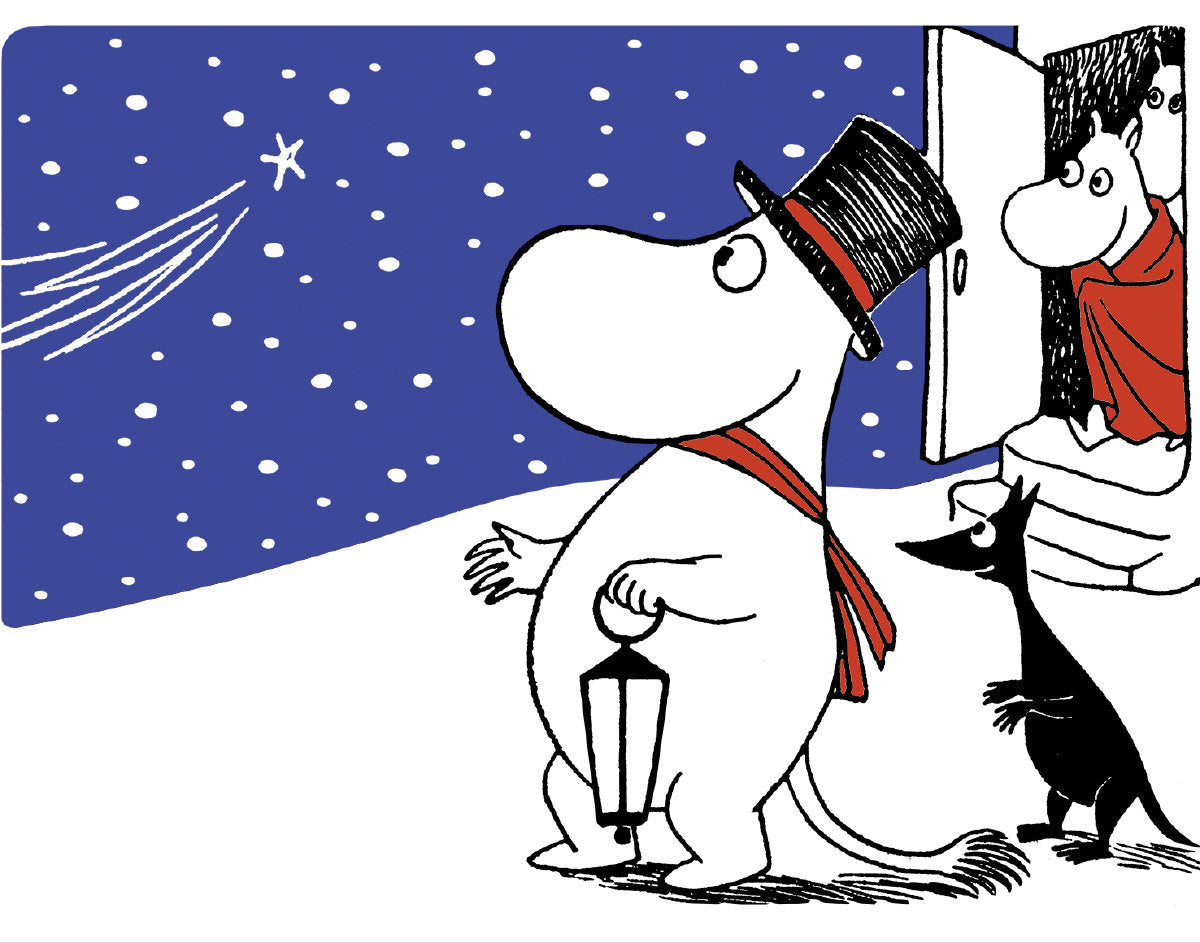 Moomin Shooting Star Letterpress Card
