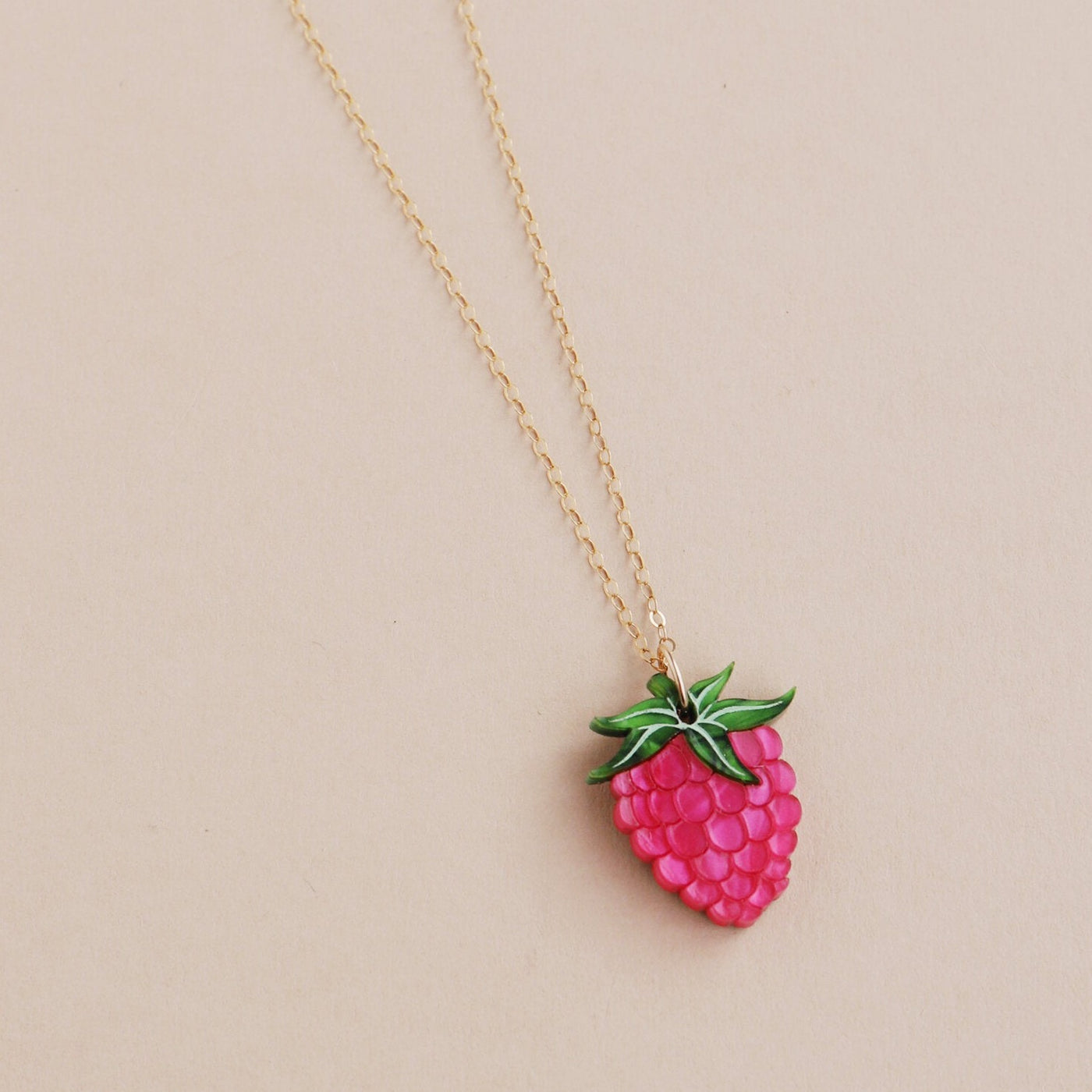 Raspberry Necklace