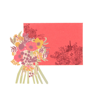 Peonie Pink Bouquet Card