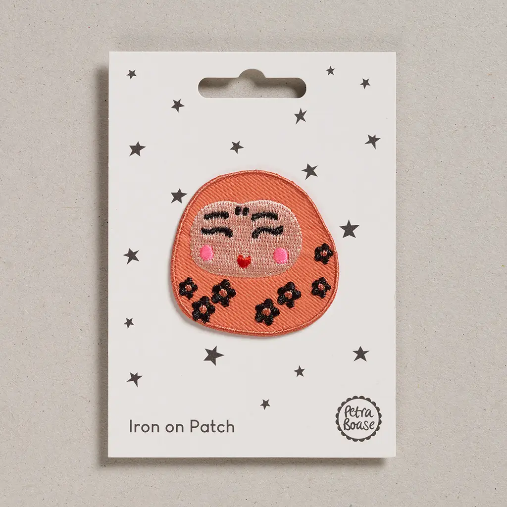 Daruma Doll Iron-On Patch