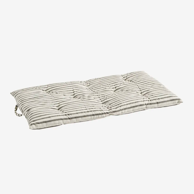 Printed Cotton Mattress - Grey Stripe