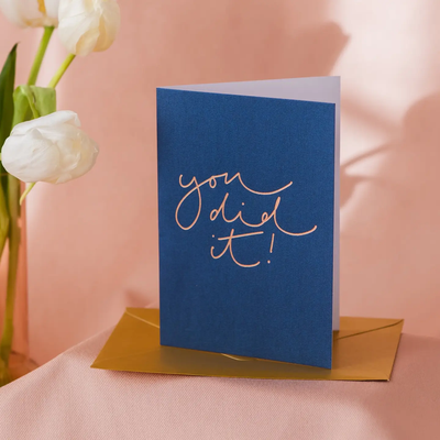 You Did It! Foil Card