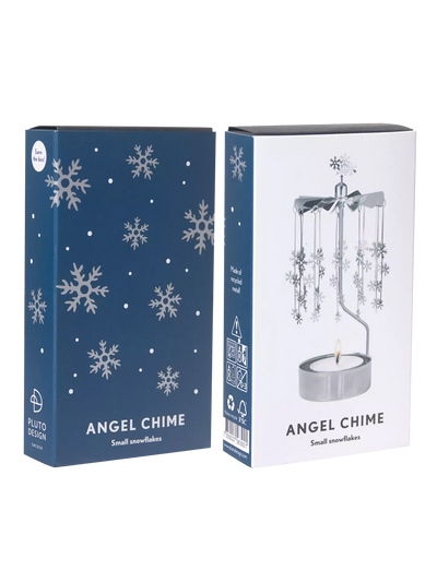 Anglaspel Candle Holder - Silver Snowflakes