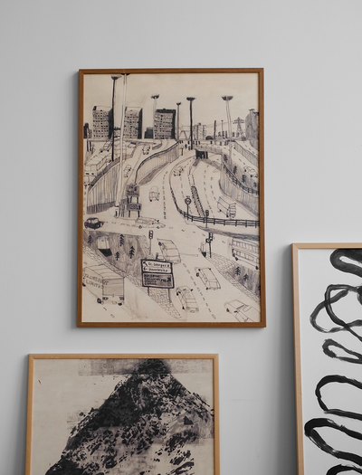 'Charing Cross' Print by Brian McHenry 50 x 70cm