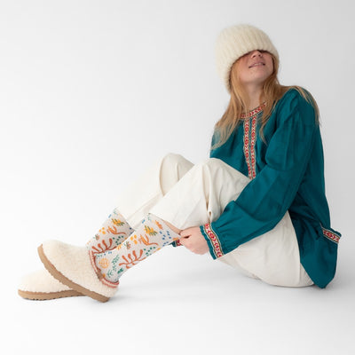 Bonne Maison Socks - Light Grey Seed