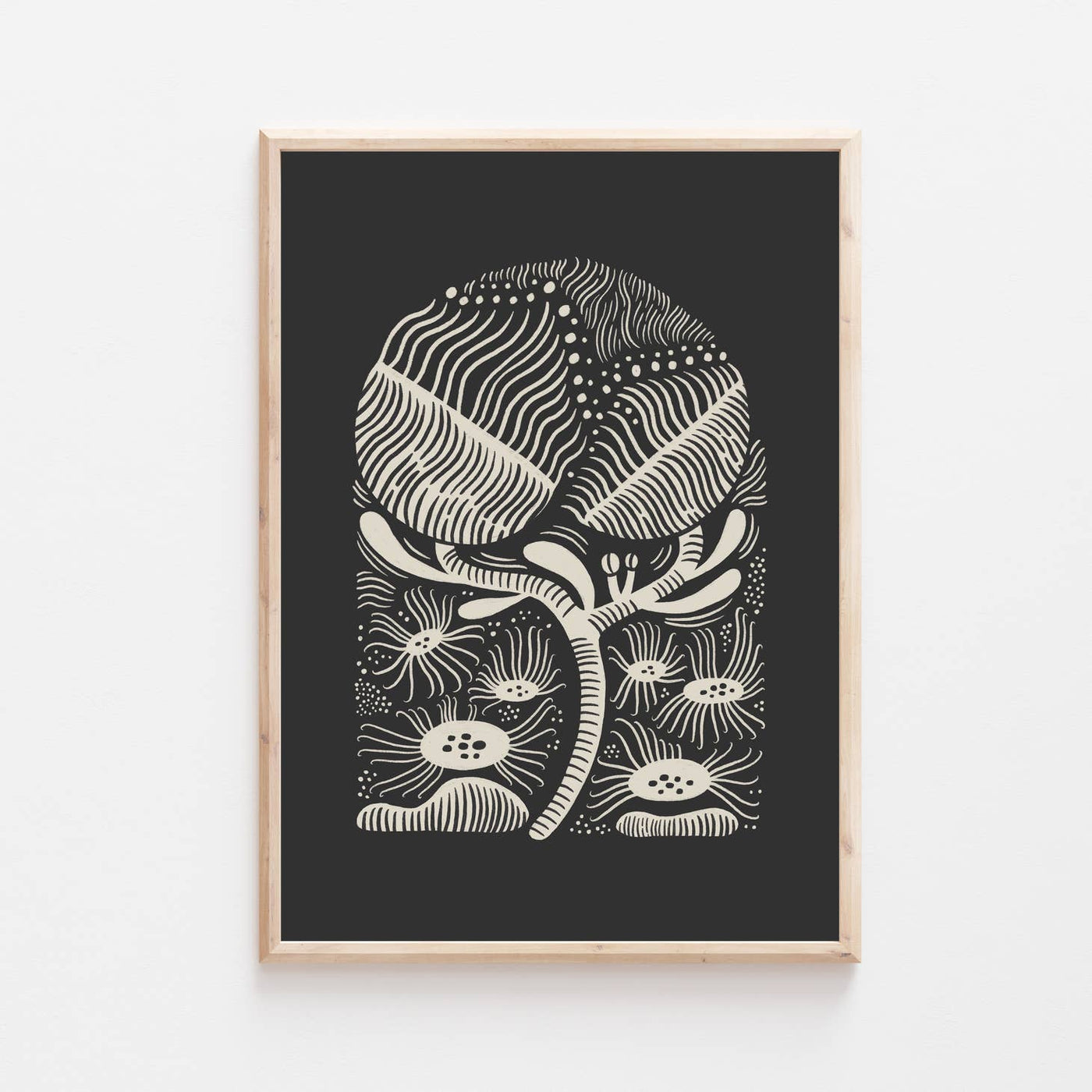 Strange Flowers A4 Print by Lauren Marina