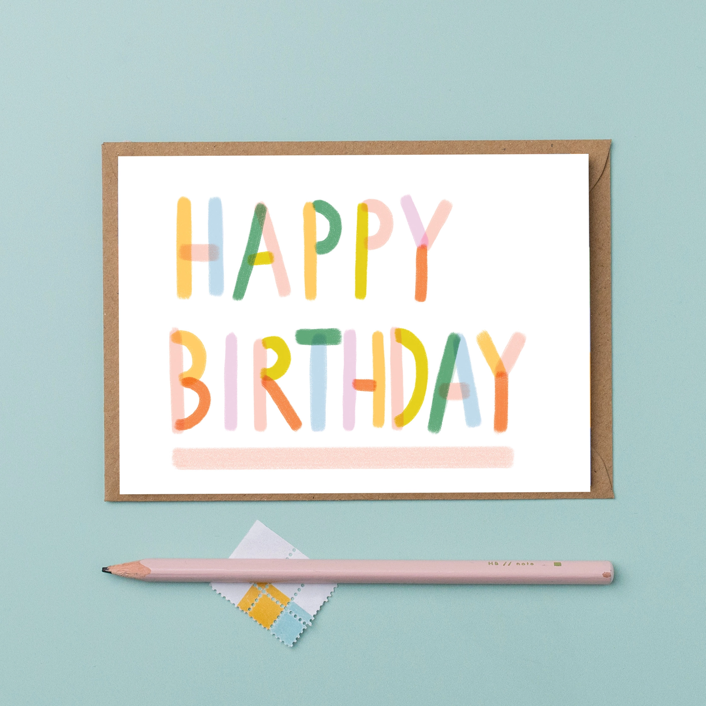 Birthday Colours Card