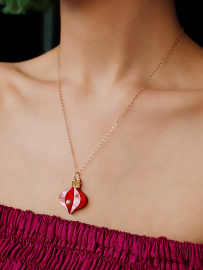Limited Edition Bauble Necklace - Red