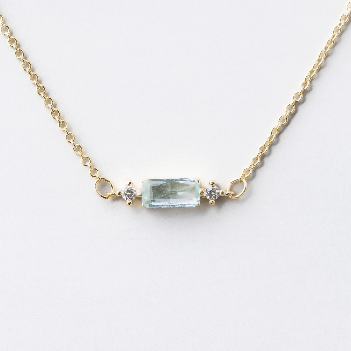Blue Topaz 'Jane' Necklace