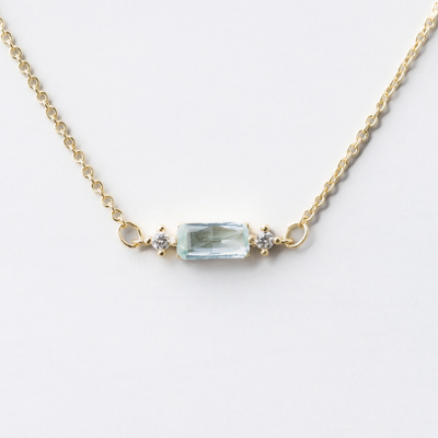 Blue Topaz 'Jane' Necklace