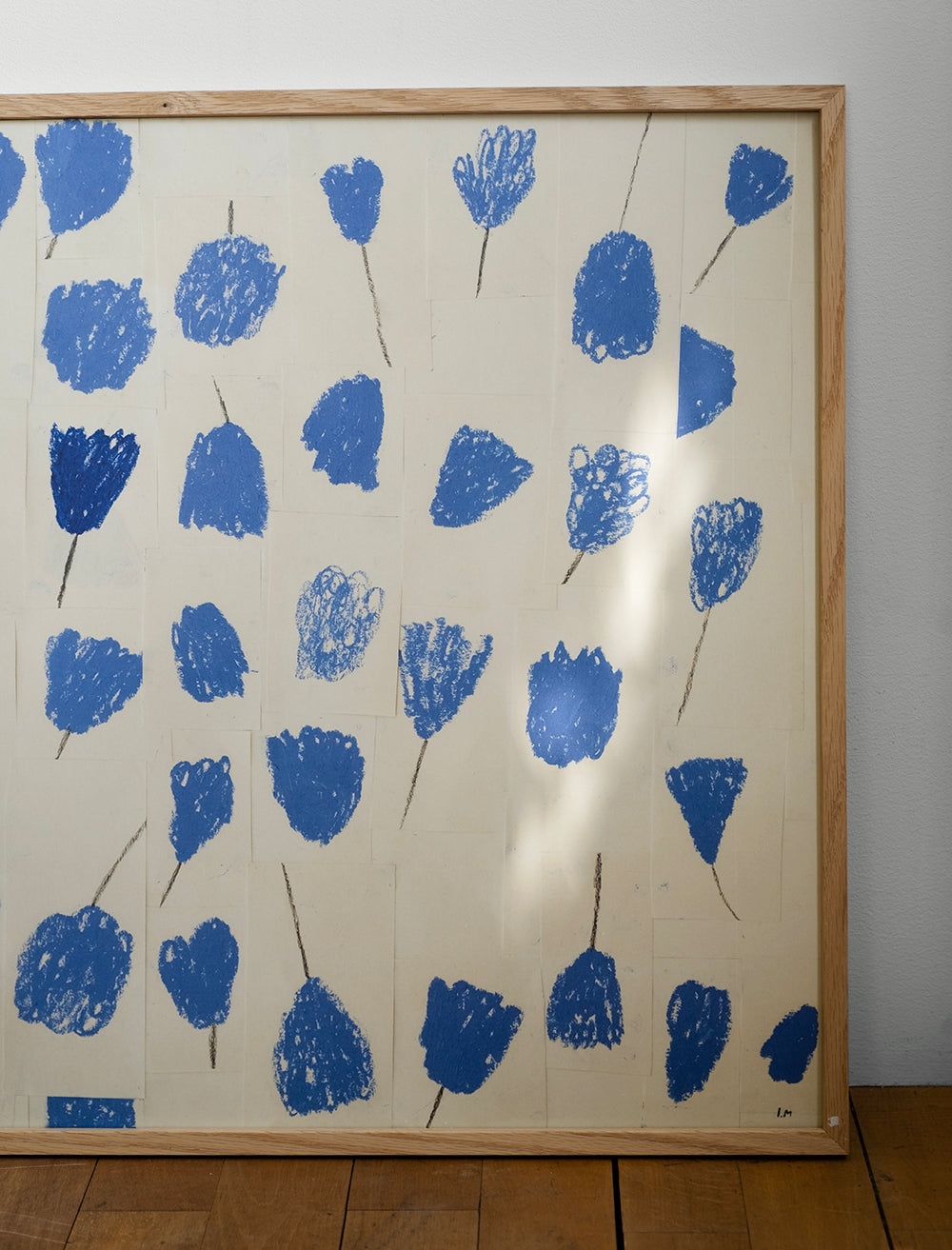 'Bouquet Blue' Print by Isis Maakestad 50 x 70cm