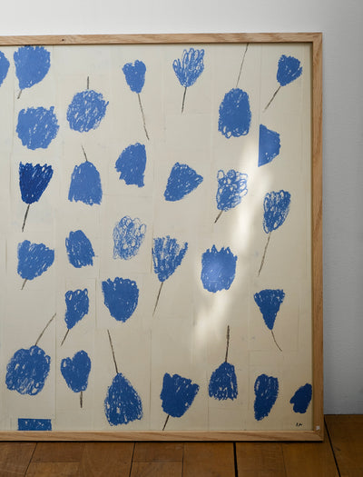 'Bouquet Blue' Print by Isis Maakestad 50 x 70cm