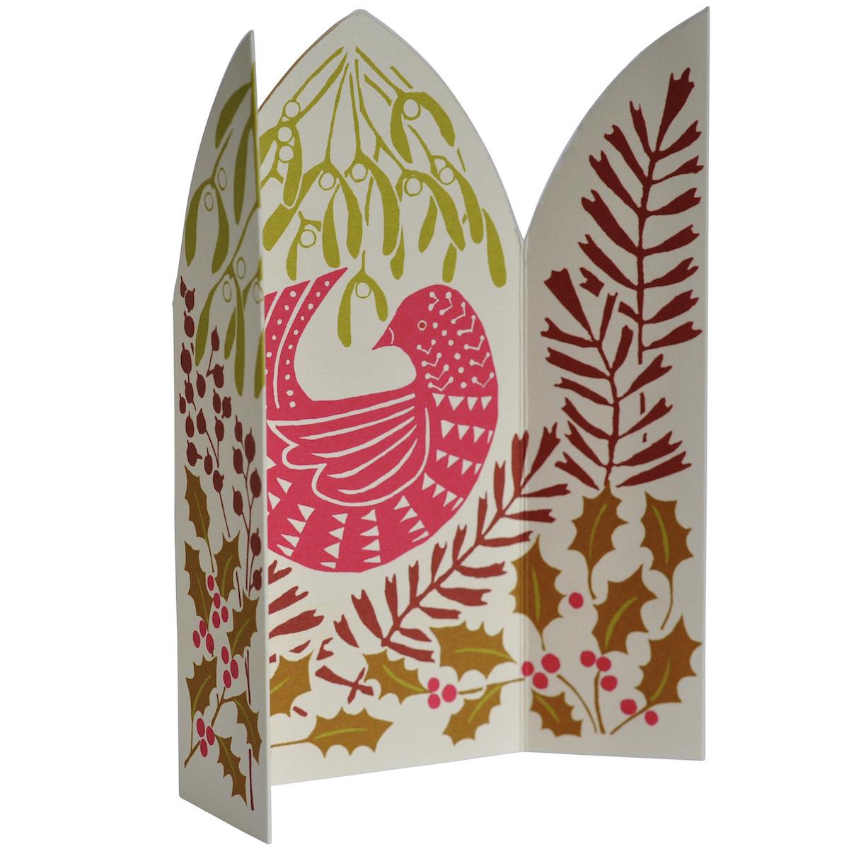 Extra Special Triptych Card - Hidden Winter Bird