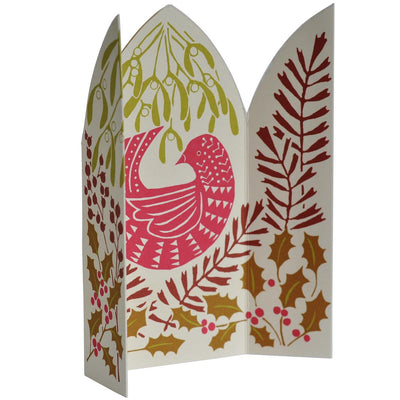 Extra Special Triptych Card - Hidden Winter Bird
