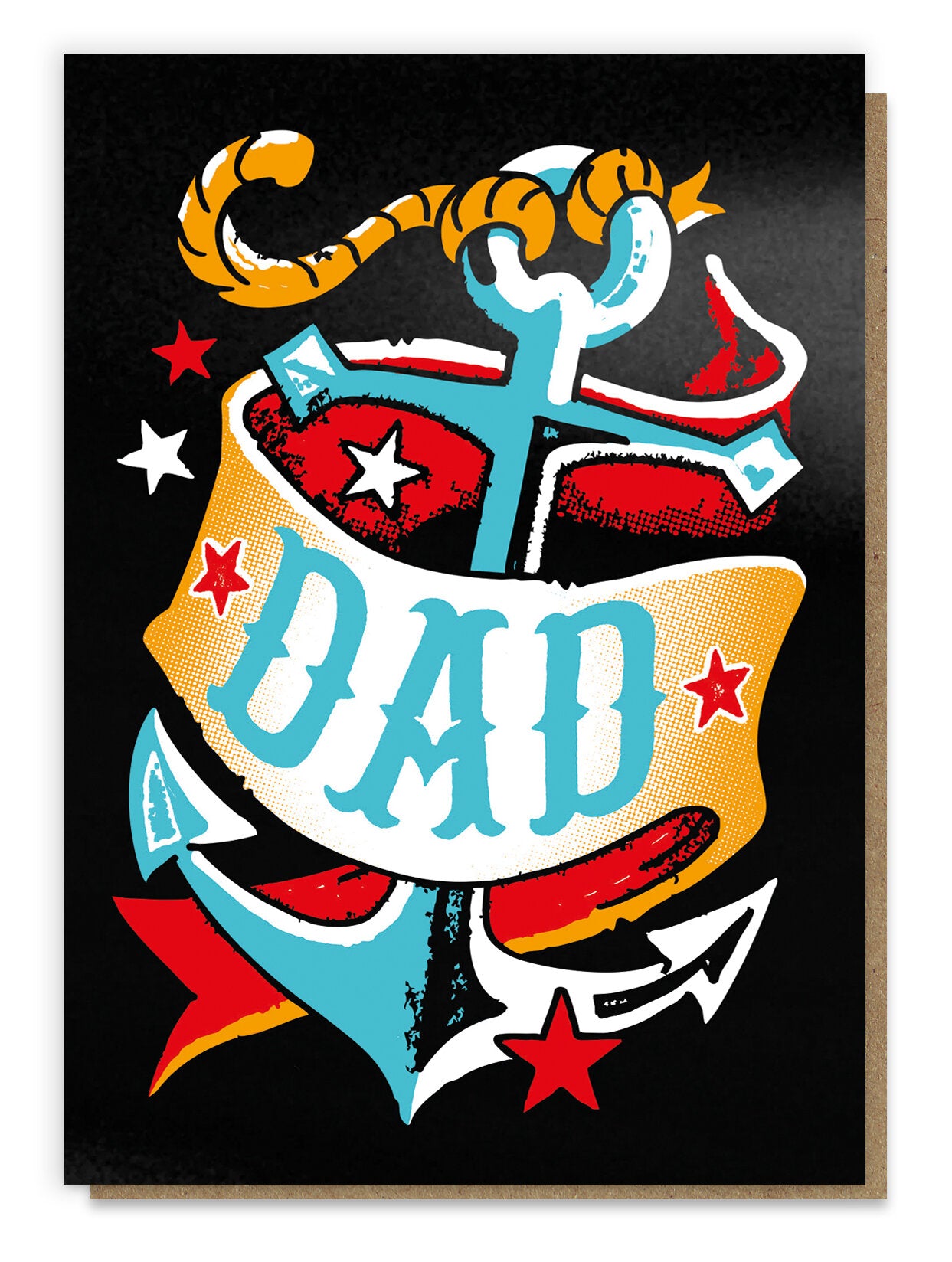 Dad Tattoo Card