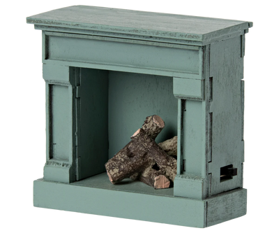 NEW Maileg Fireplace - Blue