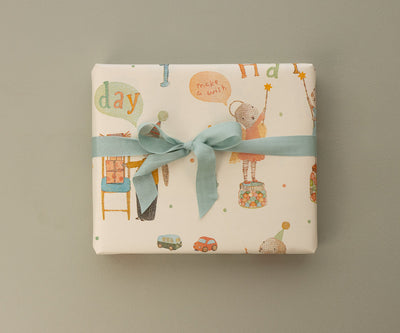 10m Happy Day Paper Gift Wrap Roll