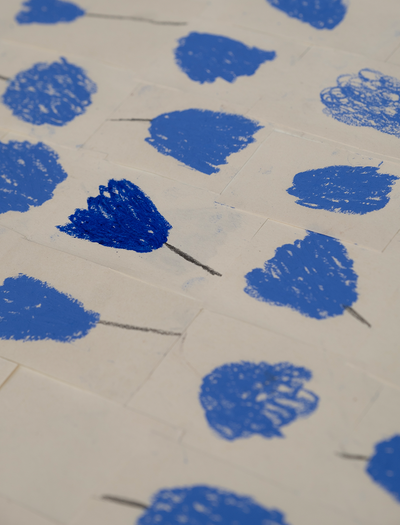 'Bouquet Blue' Print by Isis Maakestad 50 x 70cm