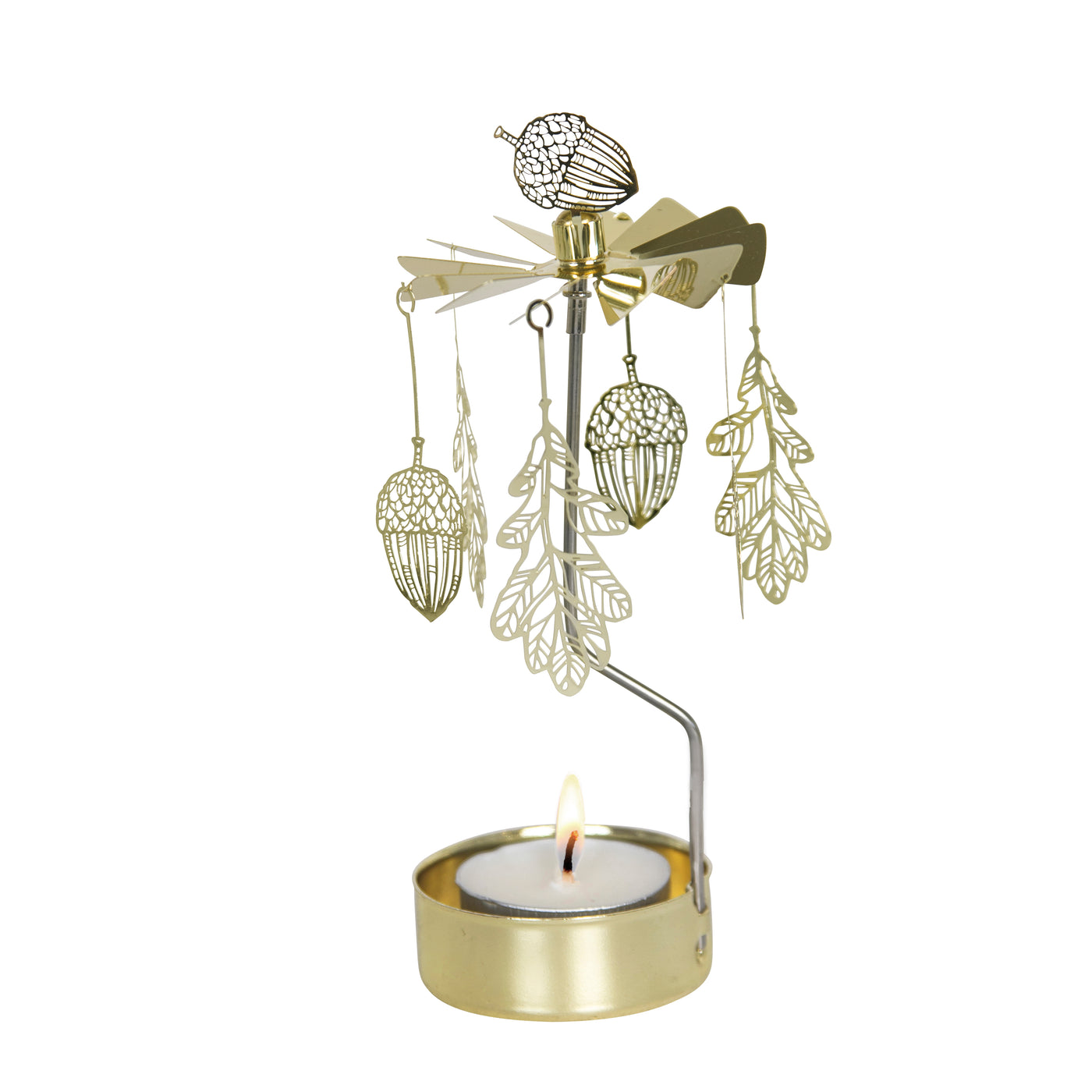 Anglaspel Candle Holder - Gold Oak