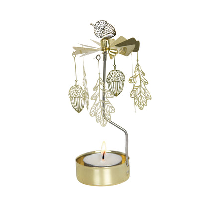 Anglaspel Candle Holder - Gold Oak