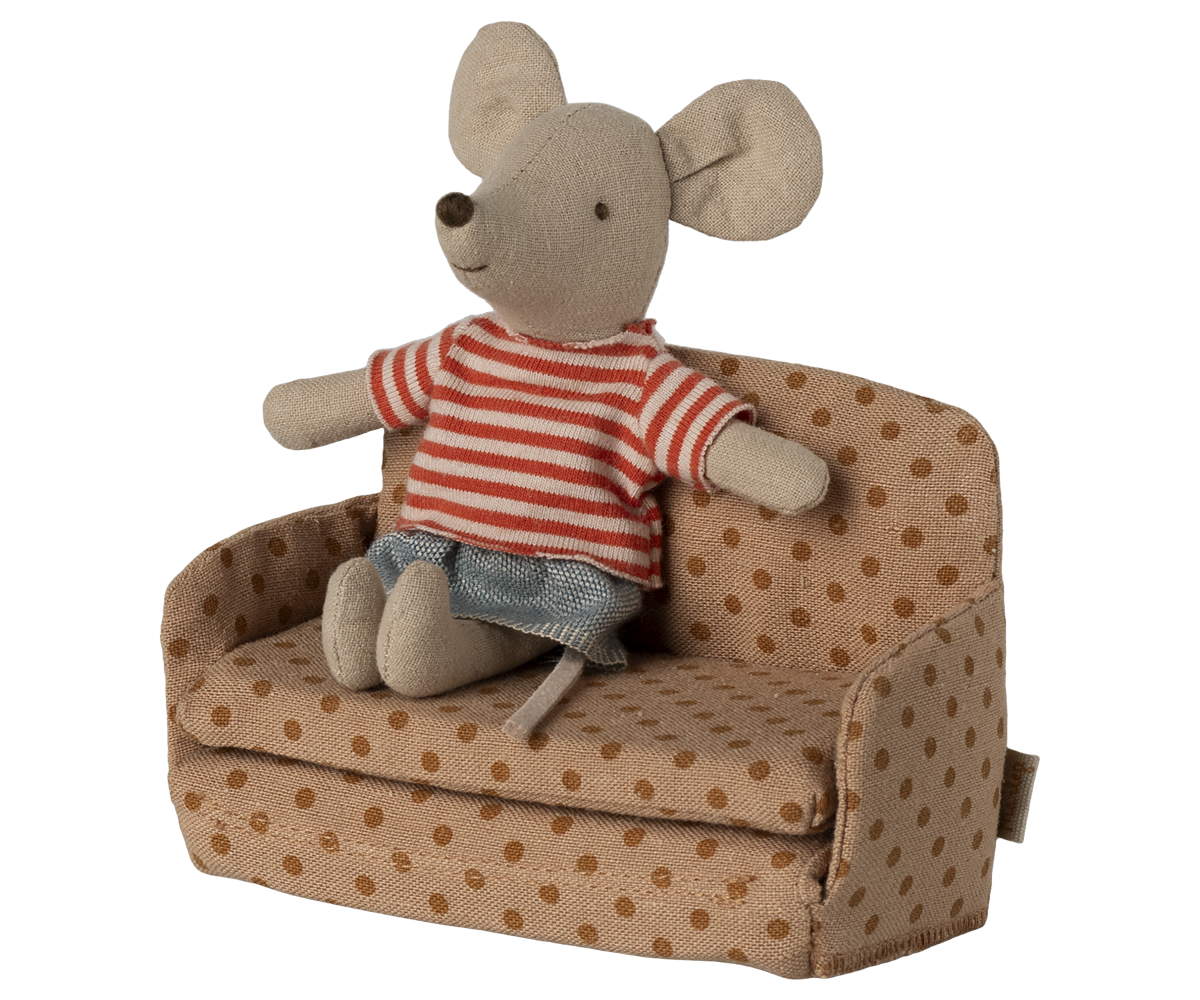 Maileg Mouse Sofa Bed - Dots