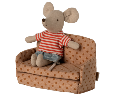 Maileg Mouse Sofa Bed - Dots