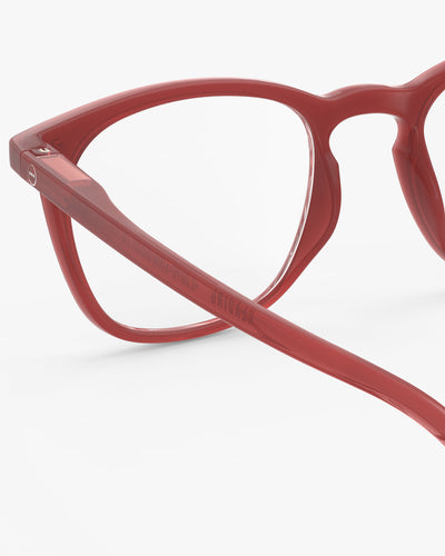 Reading Glasses - Design 'E' in Carmine Red by Izipizi
