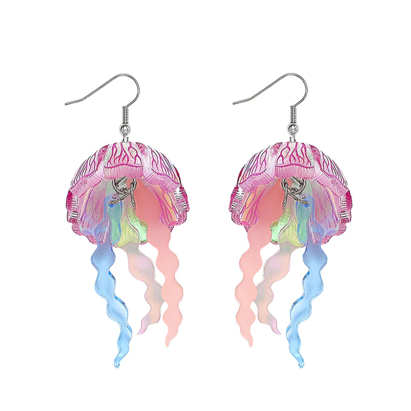 Moon Jellyfish Earrings