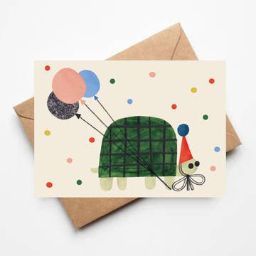 Party Turtle Card