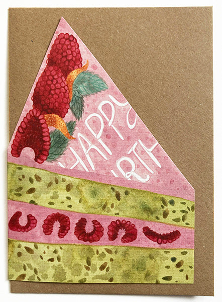 Piece of Cake Birthday Card