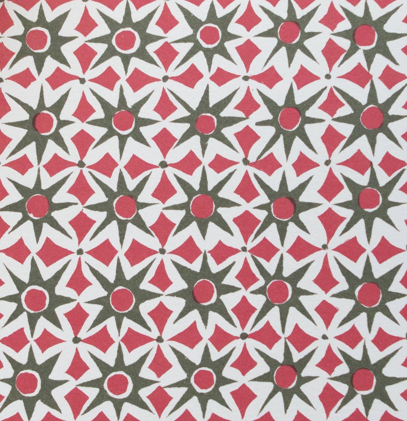 Red and Green 'Alhambra' Wrapping Paper