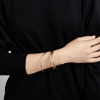 Gold Plated Brass Bangle