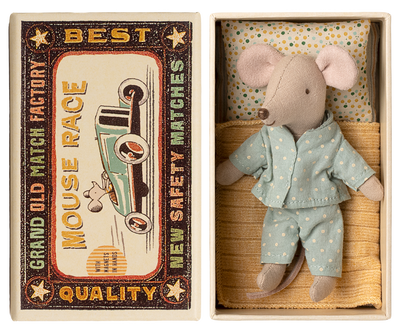 NEW Maileg Little Brother Mouse in Matchbox