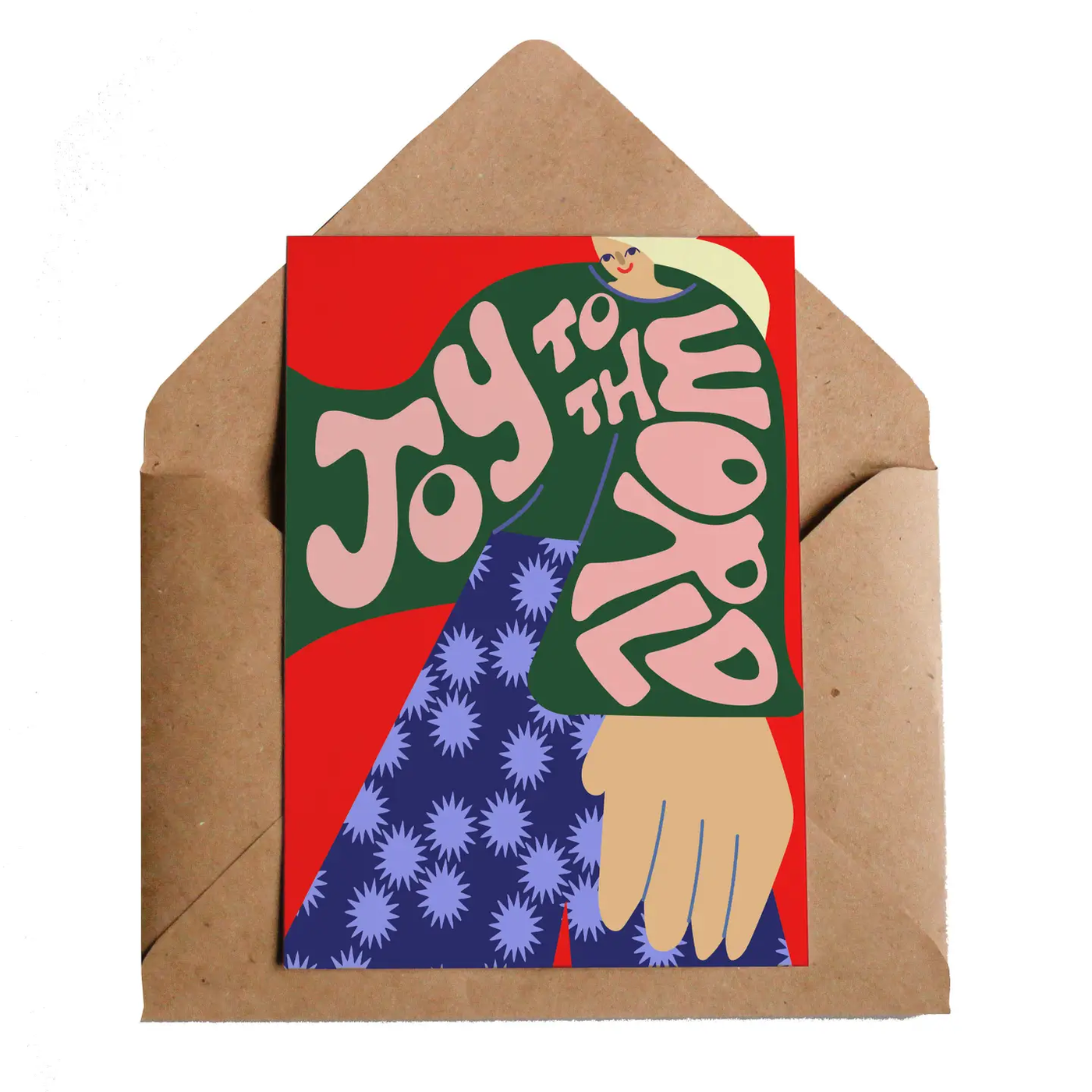 Joy to the World Christmas Jumper Card
