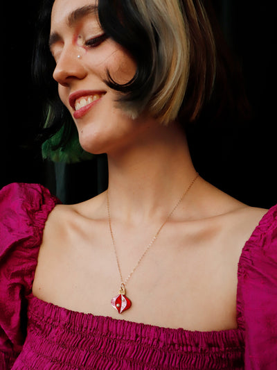 Limited Edition Bauble Necklace - Red