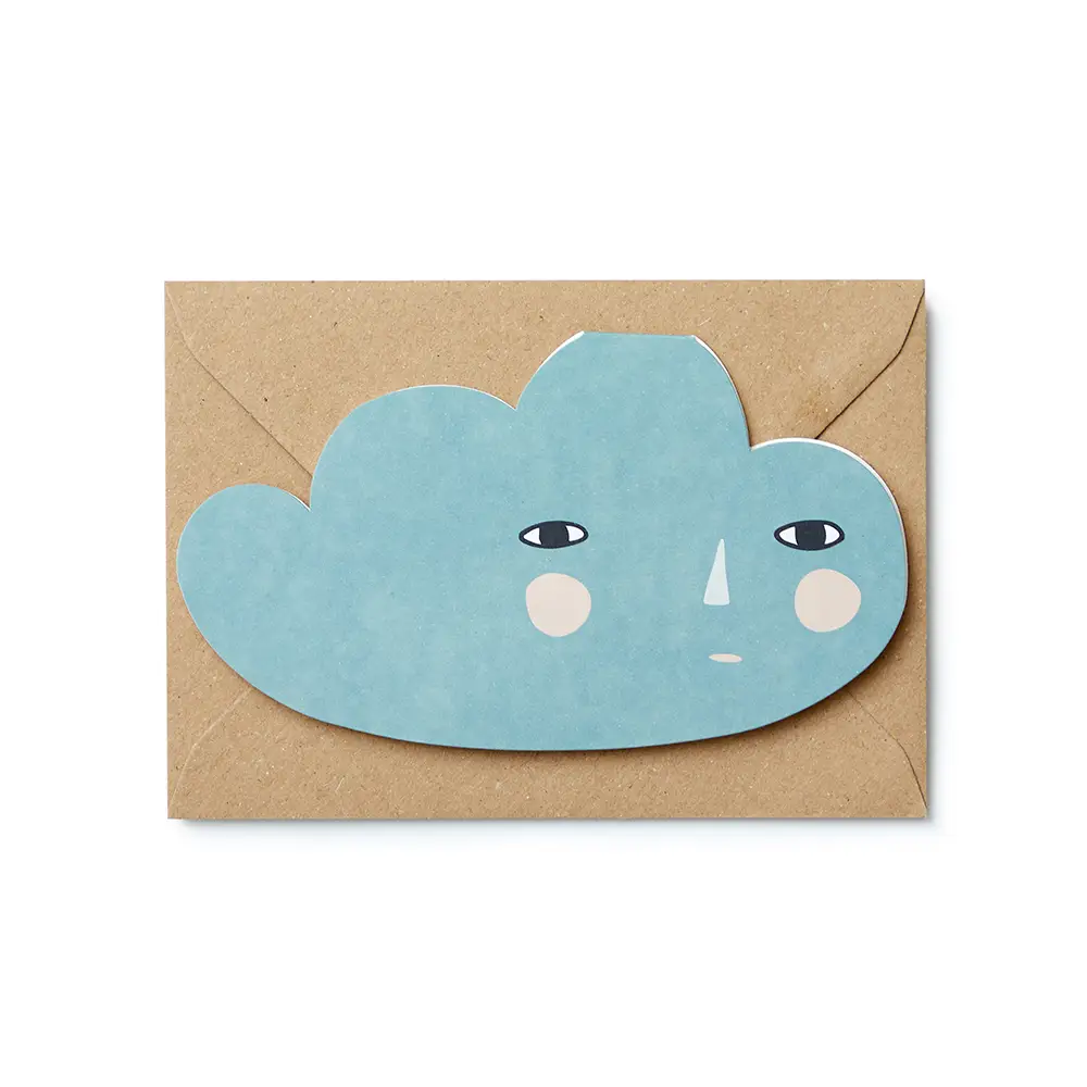 Donna Wilson Cloud Die-Cut Card