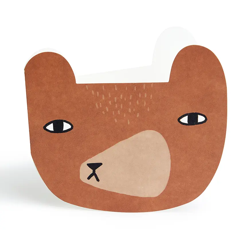 Donna Wilson Bear Die-Cut Card