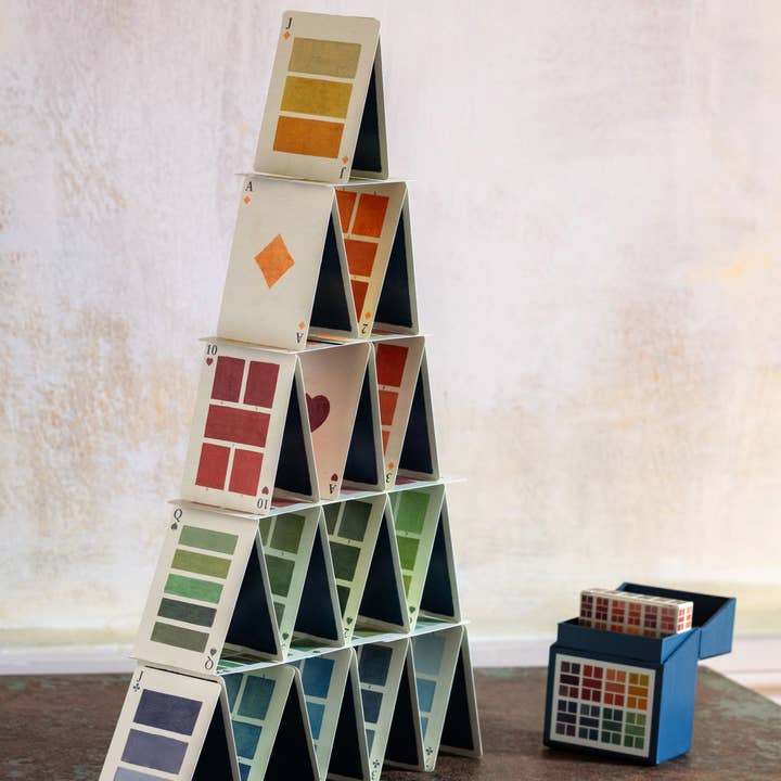 Watercolour Swatches - Set of 2 Playing Cards