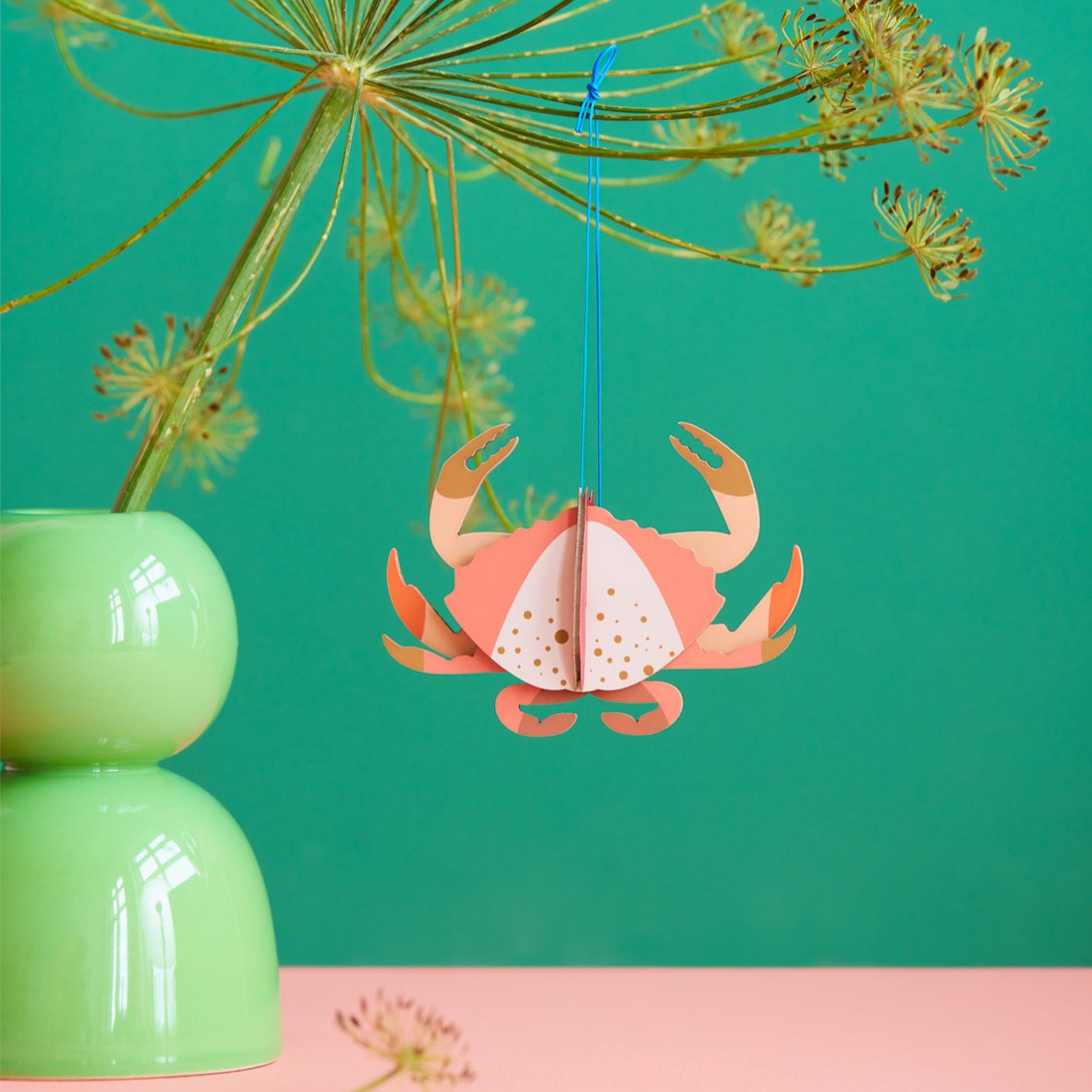 3D Hanging Charm - Crab