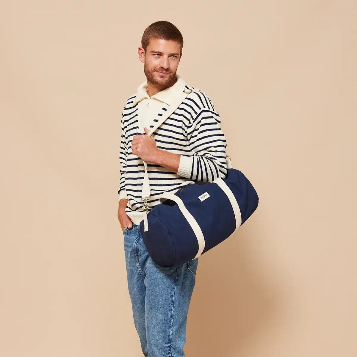 Simon Duffel Bag by hindbag - Navy D