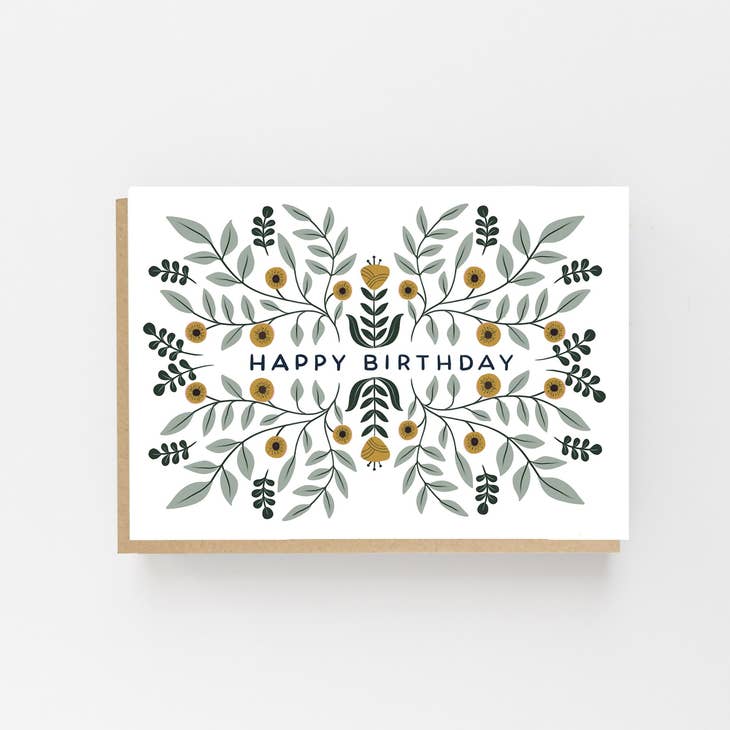 Happy Birthday Pattern Card