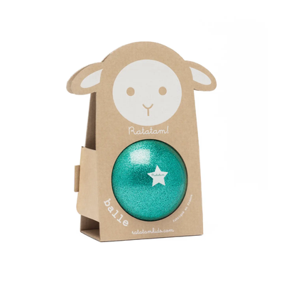 10cm Green Glitter Ball
