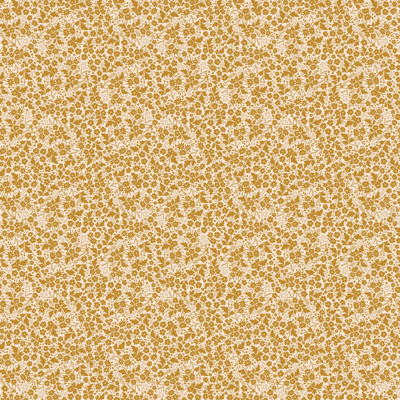 Golden Secret Garden Print Wrapping Paper