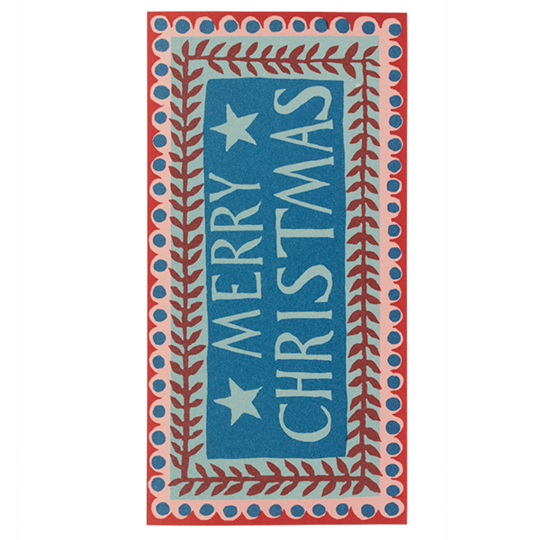 Weight Machine Storage Sticker Merry Christmas Long Card – Berylune