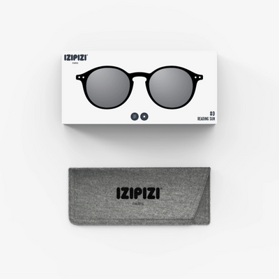 Reading Sunglasses - Design 'D' in Black by Izipizi