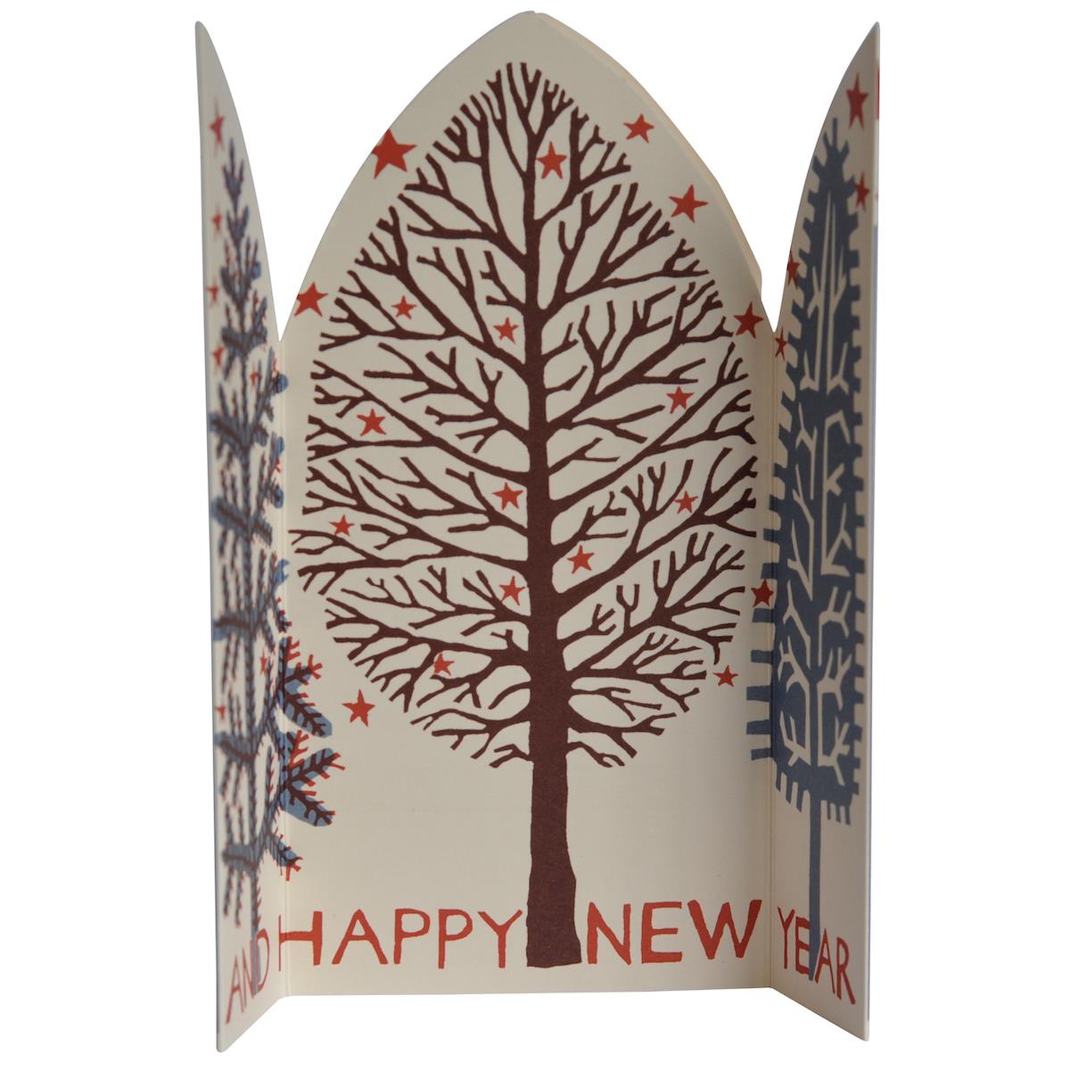 Extra Special Triptych Card - Winter Trees