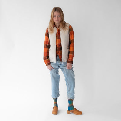 Bonne Maison Socks - Mykonos Checked