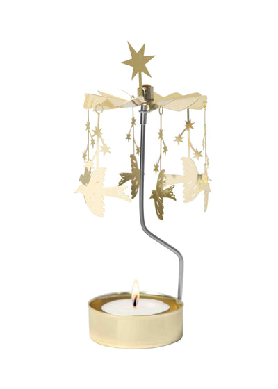 Anglaspel Candle Holder - Gold Starling